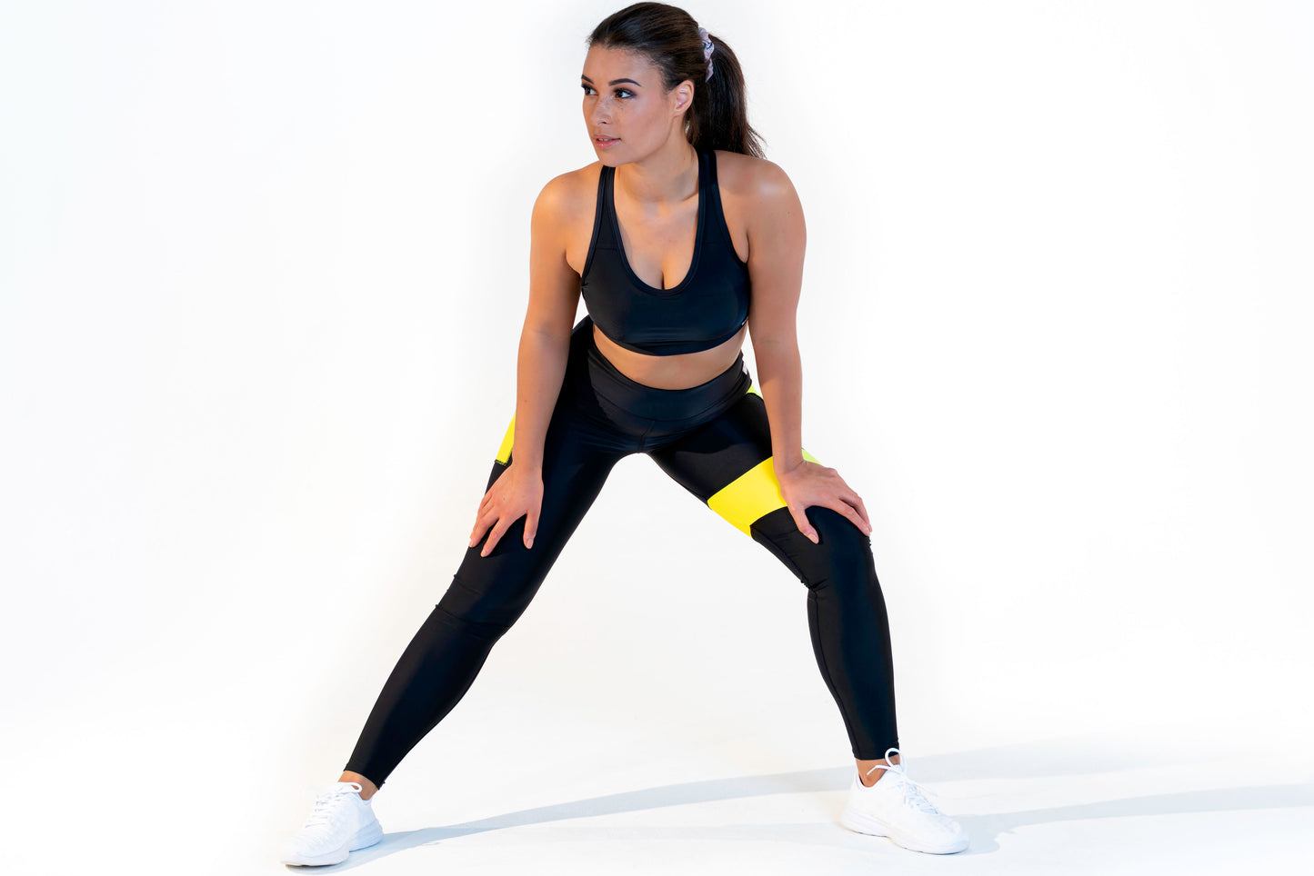 CALAO | Legging taille haute - jaune fluo
