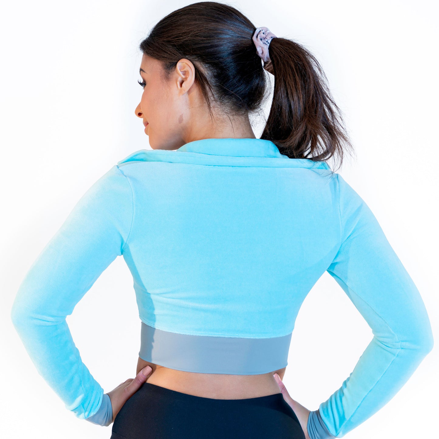 CALAO | Sport-Crop Blouson - velvet sky