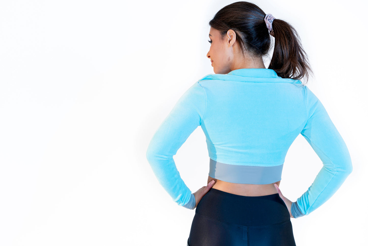 CALAO | Sport-Crop Blouson - velvet sky