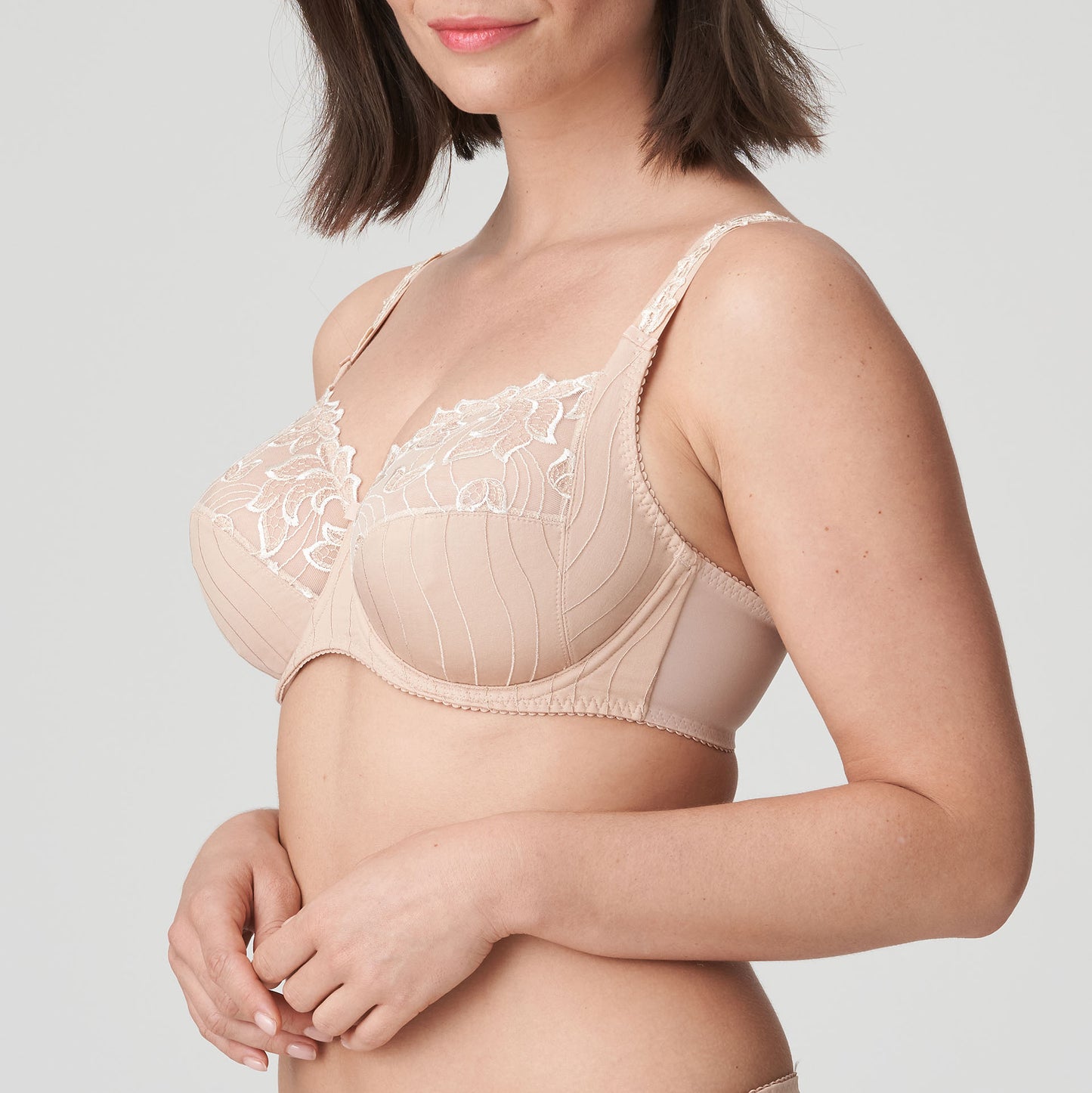 PrimaDonna | Soutien-gorge bonnet complet avec armatures | Deauville - 0161810/11 café au lait