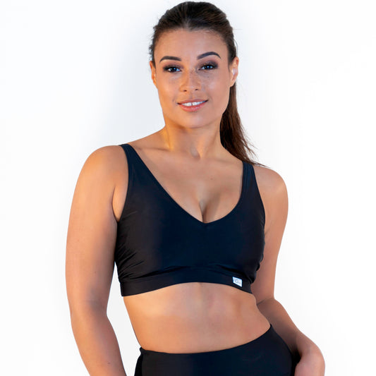 CALAO | Sports top with soft cups Sve - black
