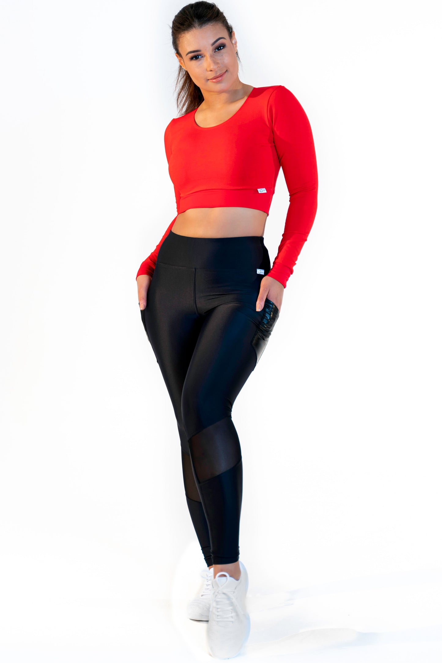 CALAO | Crop-Top - red